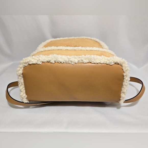 Michael Michael Kors Rhea Peanut MD Zipper Leather Backpack main image 4
